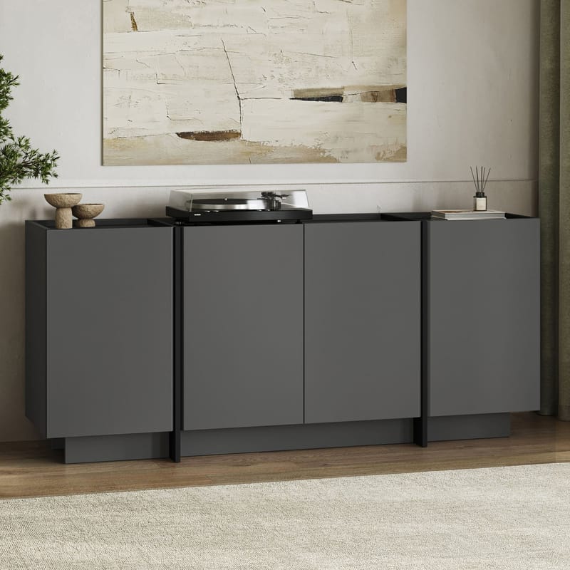 Sorlan Konsollbord 180 cm - Antrasitt/Svart - Møbler - Bord - Avlastningsbord - Gangbord