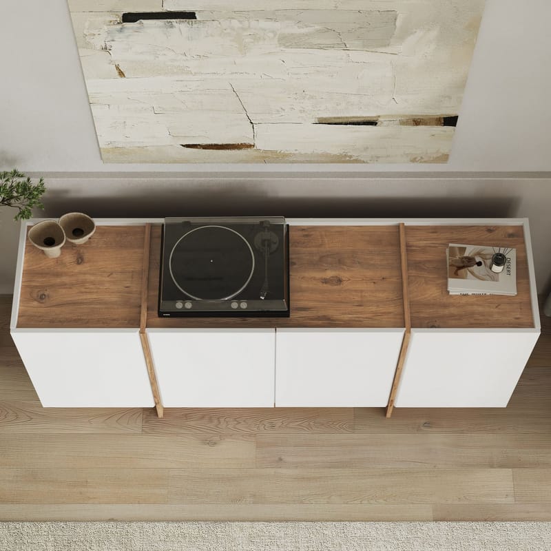 Sorlan Konsollbord 180 cm - Hvit, Atlantic Pine - Møbler - Bord - Avlastningsbord - Gangbord