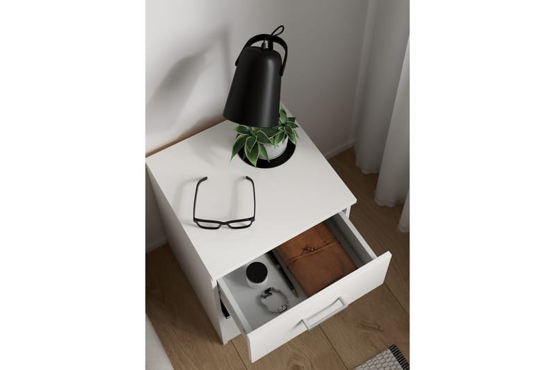 Space Nattbord 38 cm - Hvit - Møbler - Bord - Avlastningsbord - Sengebord & nattbord