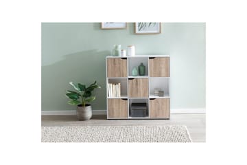 Stående hylle Wohnling Massa Melaminbelagt Sponplate med Oppbevaringsplass 5 Dører Moderne - Oppbevaring - Oppbevaringsmøbler - Sideboard & skjenker