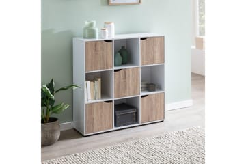 Stående hylle Wohnling Massa Melaminbelagt Sponplate med Oppbevaringsplass 5 Dører Moderne - Møbler - Bord - Avlastningsbord - Gangbord