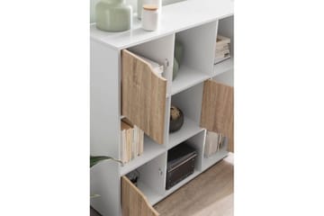 Stående hylle Wohnling Massa Melaminbelagt Sponplate med Oppbevaringsplass 5 Dører Moderne - Oppbevaring - Oppbevaringsmøbler - Sideboard & skjenker