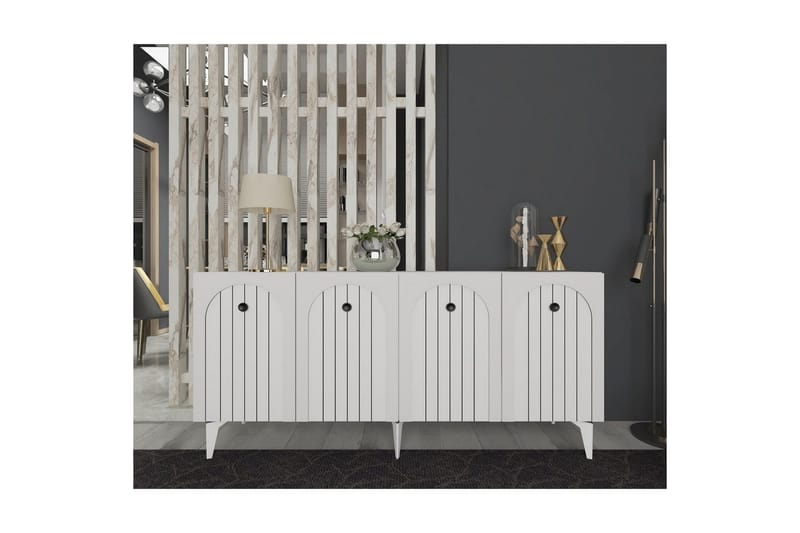 Sufiyan konsollbord 150 cm - Hvit - Møbler - Bord - Avlastningsbord - Gangbord