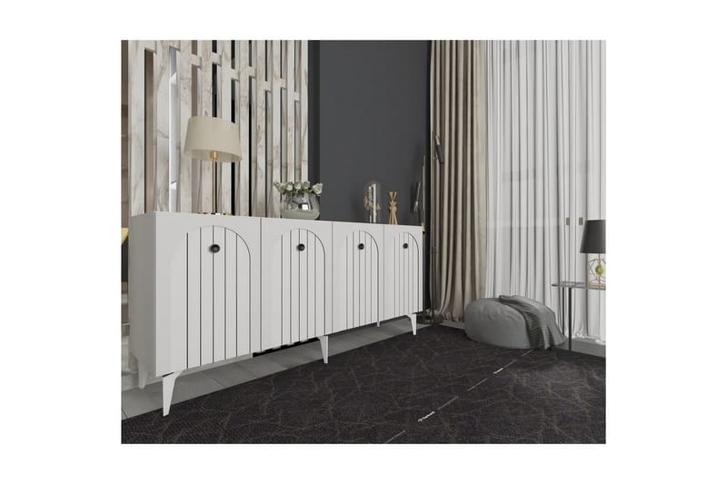 Sufiyan konsollbord 150 cm - Hvit - Møbler - Bord - Avlastningsbord - Gangbord