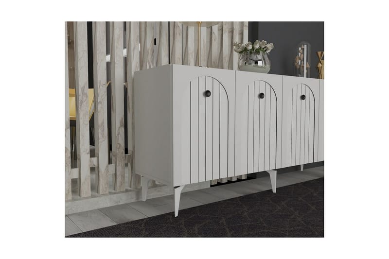 Sufiyan konsollbord 150 cm - Hvit - Møbler - Bord - Avlastningsbord - Gangbord