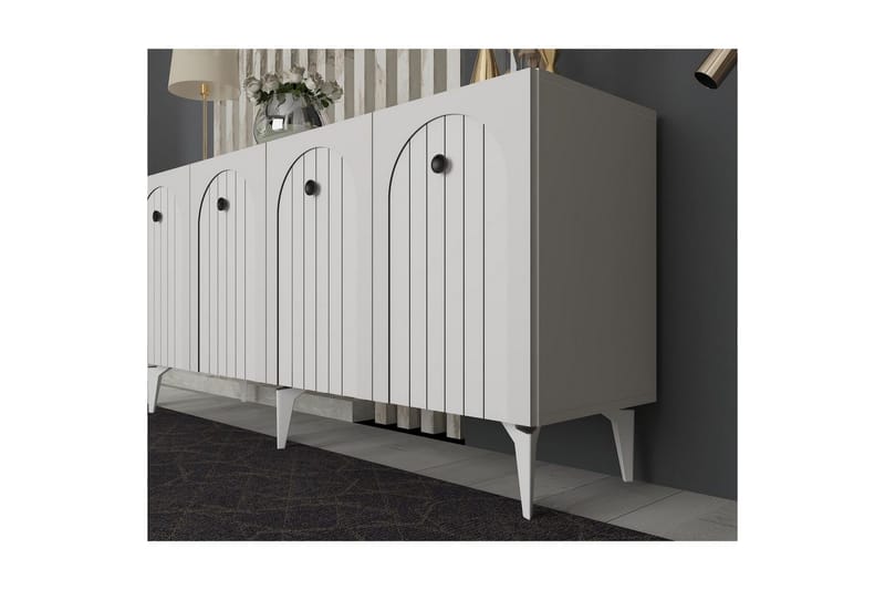 Sufiyan konsollbord 150 cm - Hvit - Møbler - Bord - Avlastningsbord - Gangbord