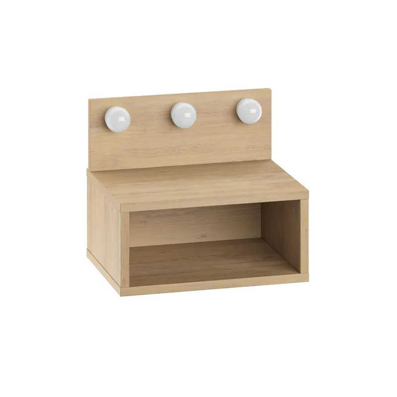 Sumira Nattbord 40 cm - Sapphire Oak - Møbler - Bord - Avlastningsbord - Sengebord & nattbord