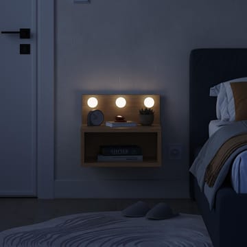 Sumira Nattbord 40 cm - Sapphire Oak - Møbler - Bord - Avlastningsbord - Sengebord & nattbord