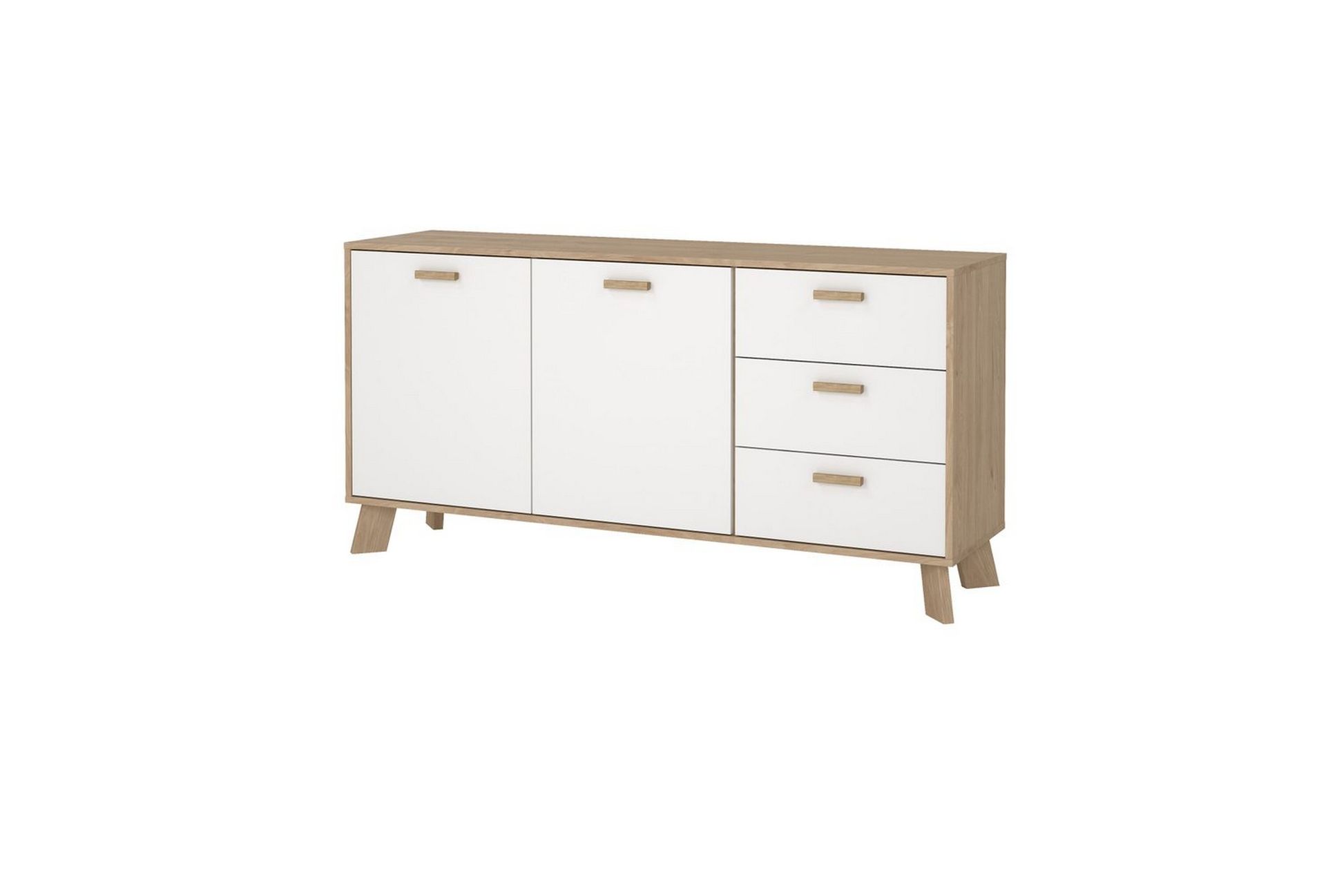 Sumita Konsollbord 147 cm - Hvit/Natur - Møbler - Bord - Avlastningsbord - Gangbord
