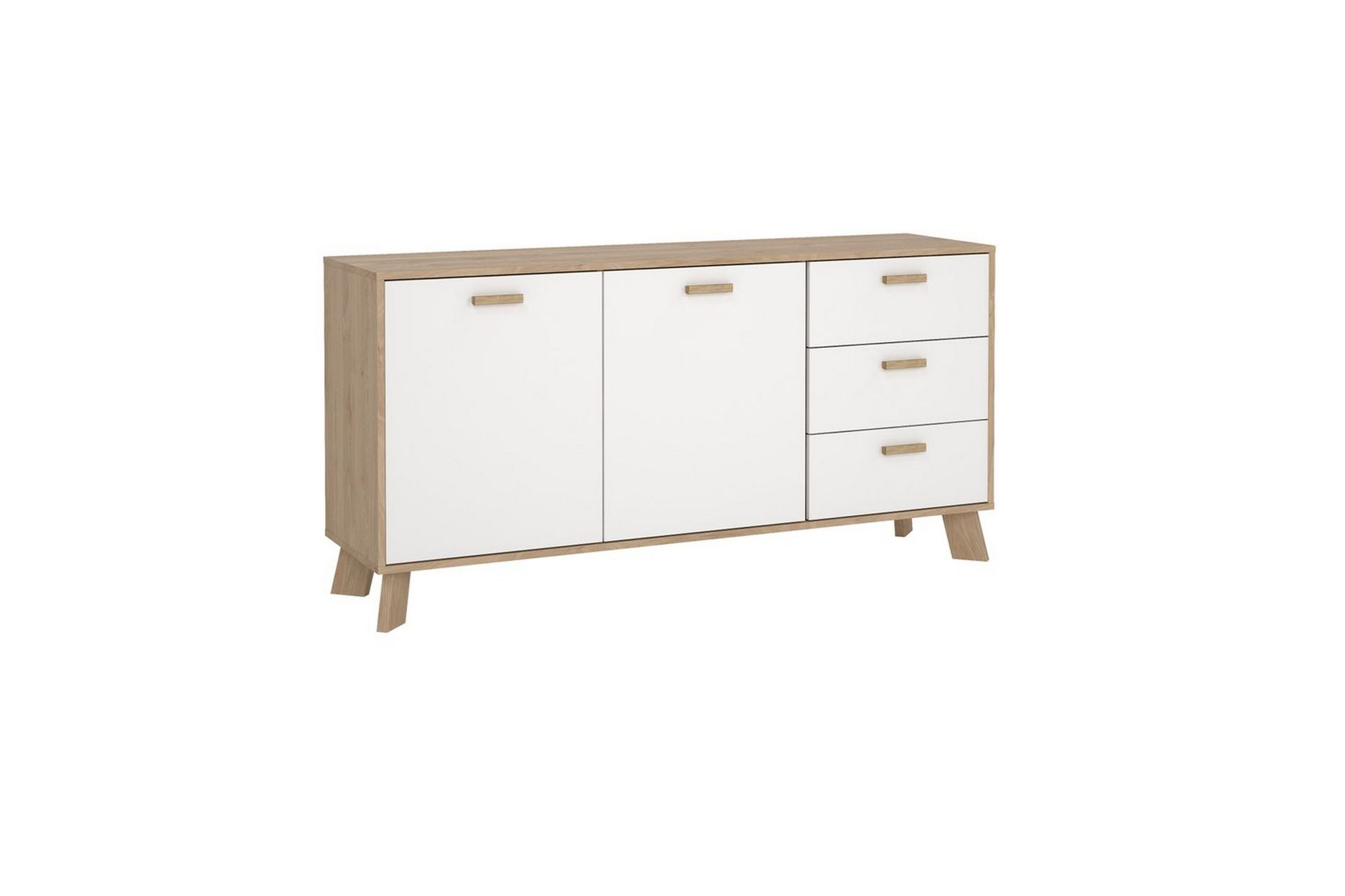 Sumita Konsollbord 147 cm - Hvit/Natur - Møbler - Bord - Avlastningsbord - Gangbord