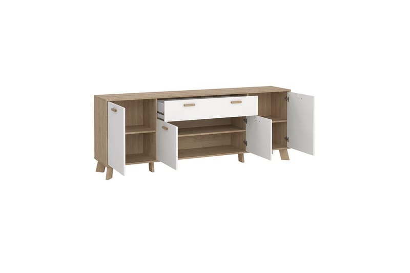 Sumita Konsollbord 196 cm - Natur/Hvit - Møbler - Bord - Avlastningsbord - Gangbord