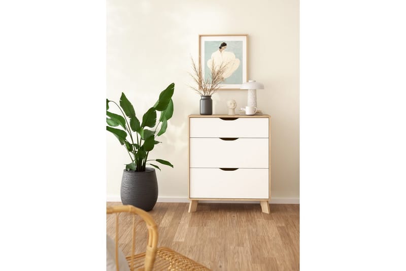 Sumita Konsollbord 79 cm - Natur/Hvit - Møbler - Bord - Avlastningsbord - Gangbord