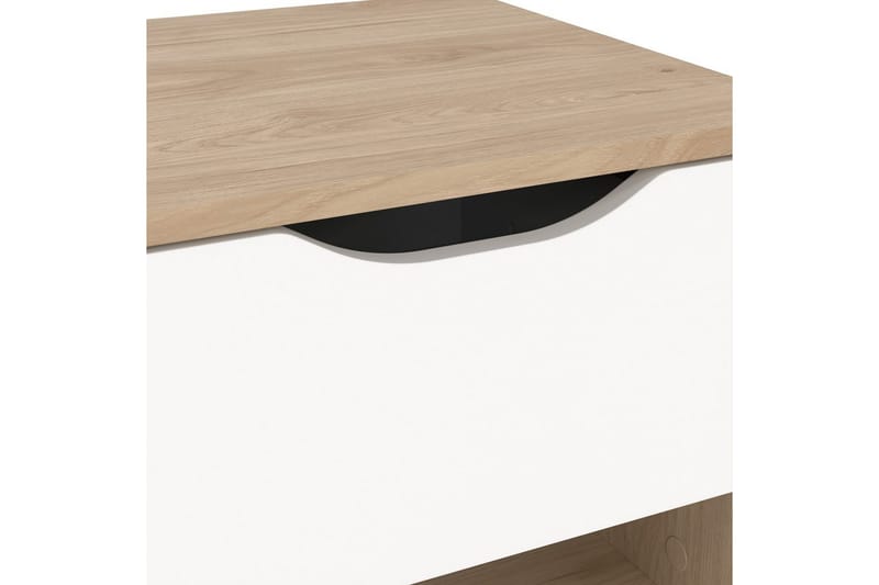 Sumita Nattbord 40 cm - Brun/Hvit - Møbler - Bord - Avlastningsbord - Sengebord & nattbord