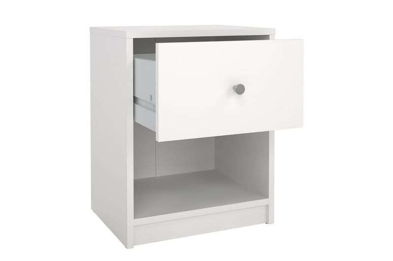 Sundra Nattbord 38 cm - Hvit - Møbler - Bord - Avlastningsbord - Sengebord & nattbord