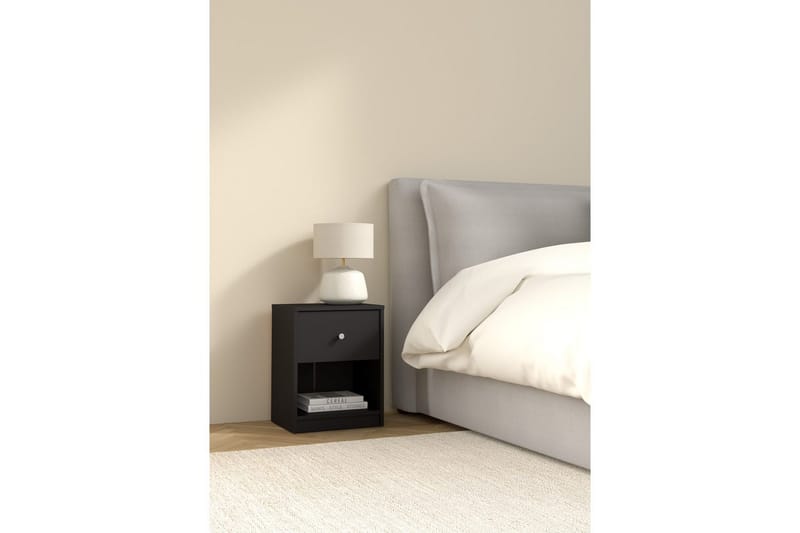 Sundra Nattbord 38 cm - Svart - Møbler - Bord - Avlastningsbord - Sengebord & nattbord