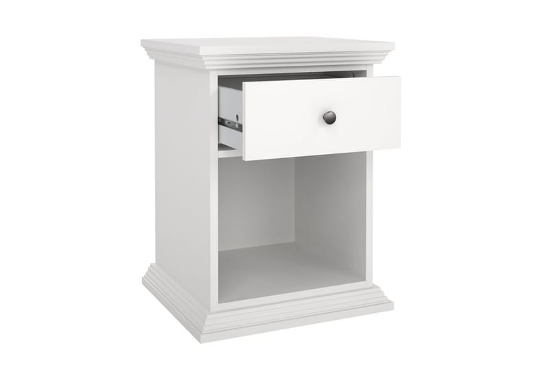 Suneta Nattbord 48 cm - Hvit - Møbler - Bord - Avlastningsbord - Sengebord & nattbord