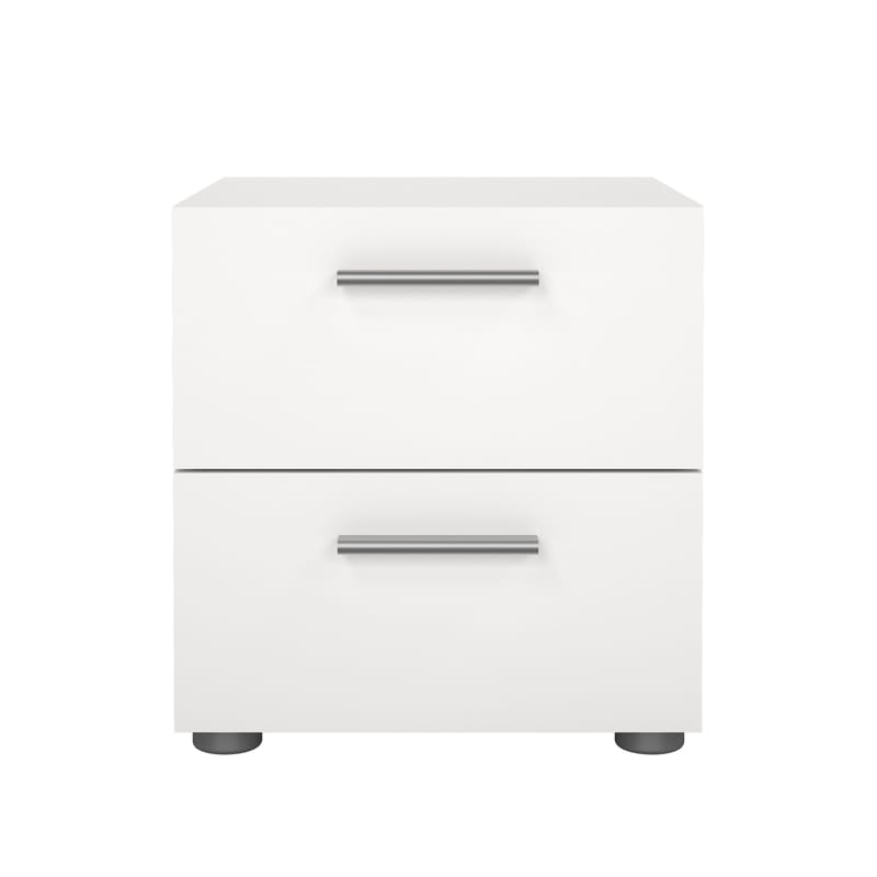 Suntia Nattbord med 2 skuffer 40x40x42 cm - Møbler - Bord - Avlastningsbord - Sengebord & nattbord