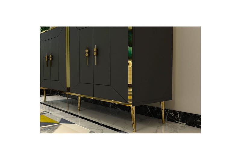 Swirl Konsollbord 150 cm - Grå - Møbler - Bord - Avlastningsbord - Gangbord