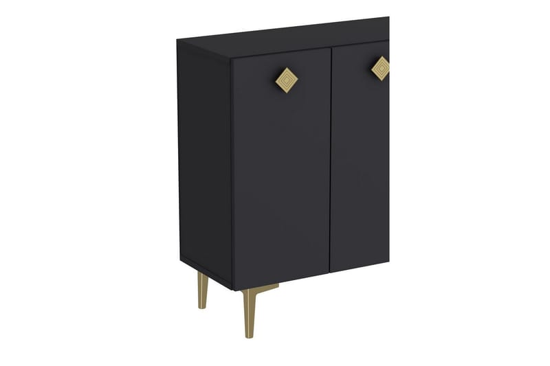 Sylas Konsollbord 120 cm - Antrasitt/Gull - Møbler - Bord - Avlastningsbord - Gangbord