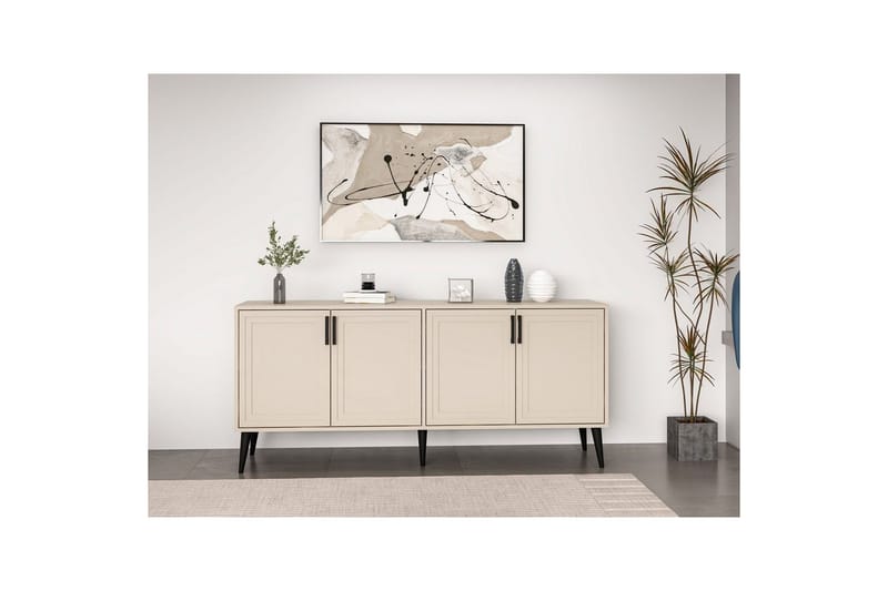 Syrri Konsollbord 180 cm - Sand - Møbler - Bord - Avlastningsbord - Gangbord