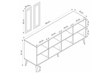 Syrri Konsollbord 180 cm - Sandstein - Møbler - Bord - Avlastningsbord - Gangbord