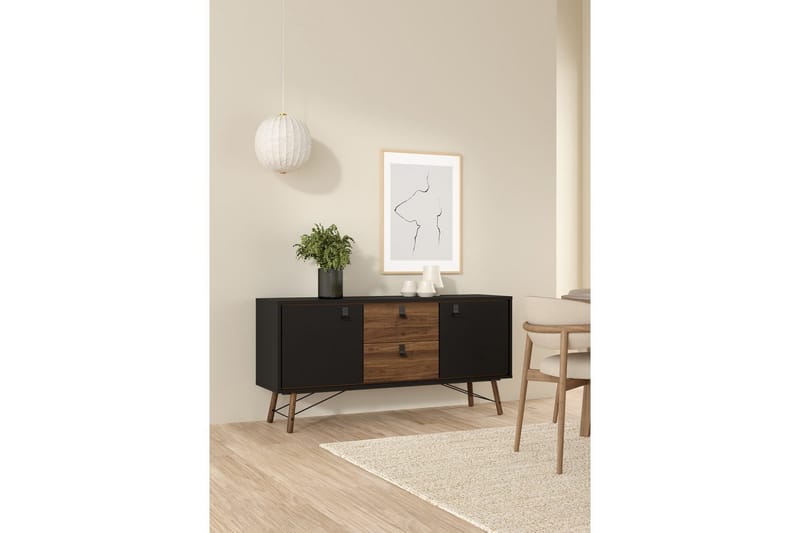 Tadami Konsollbord 150 cm - Svart/Natur - Møbler - Bord - Avlastningsbord - Gangbord