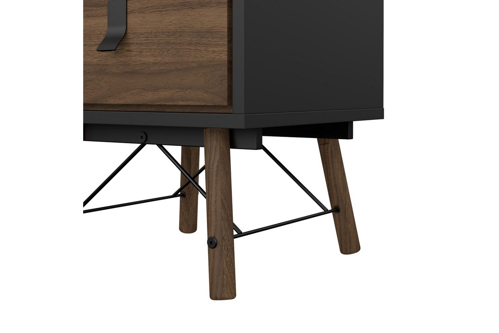 Tadami Nattbord 43 cm - Askgrå/Natur - Møbler - Bord - Avlastningsbord - Sengebord & nattbord