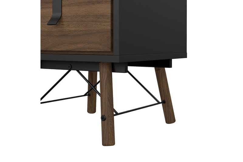 Tadami Nattbord 43 cm - Askgrå/Natur - Møbler - Bord - Avlastningsbord - Sengebord & nattbord
