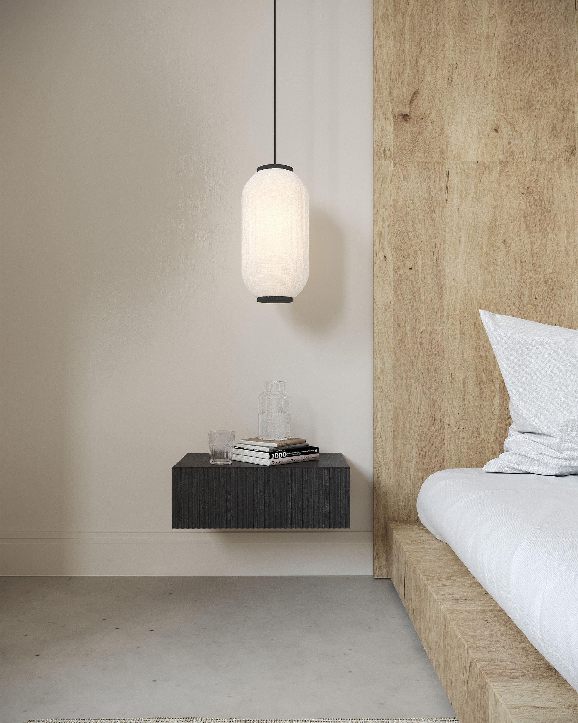 Takayo Nattbord 50 cm - Svart - Møbler - Bord - Avlastningsbord - Sengebord & nattbord