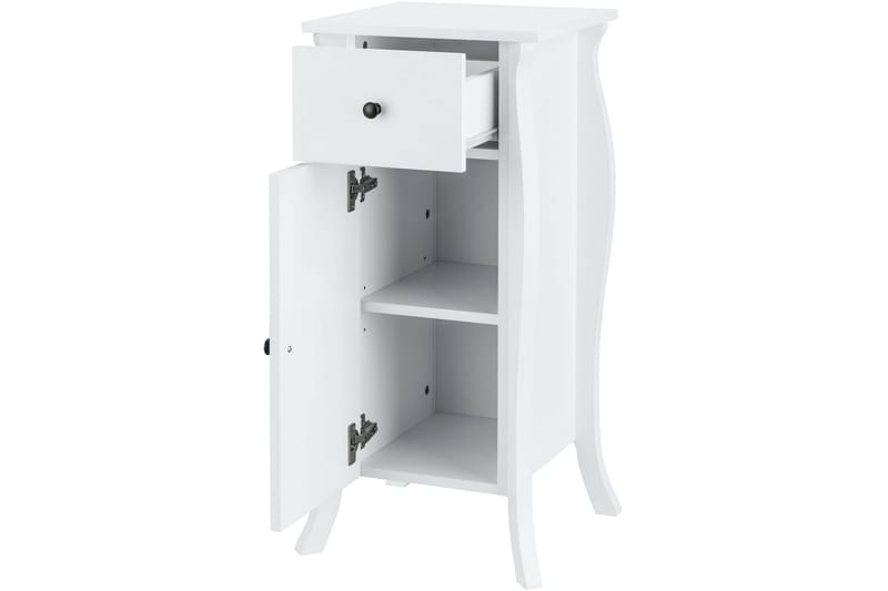Talkon Sidebord 38 cm - Hvit - Lampebord & sidebord - Brettbord og småbord