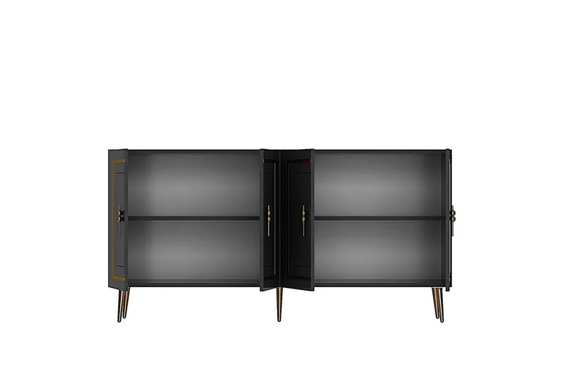 Talon Konsollbord 150 cm - Antrasitt/Gull - Møbler - Bord - Avlastningsbord - Gangbord