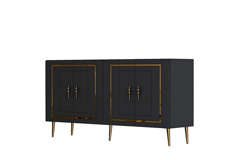 Talon Konsollbord 150 cm - Antrasitt/Gull - Møbler - Bord - Avlastningsbord - Gangbord