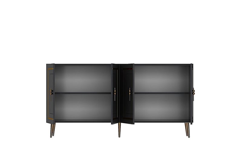 Talon Konsollbord 150 cm - Antrasitt/Gull - Møbler - Bord - Avlastningsbord - Gangbord