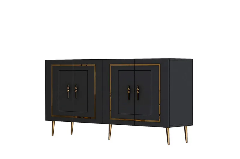 Talon Konsollbord 150 cm - Antrasitt/Gull - Møbler - Bord - Avlastningsbord - Gangbord