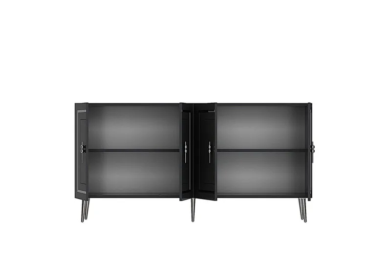 Talon Konsollbord 150 cm - Antrasitt/Sølv - Møbler - Bord - Avlastningsbord - Gangbord