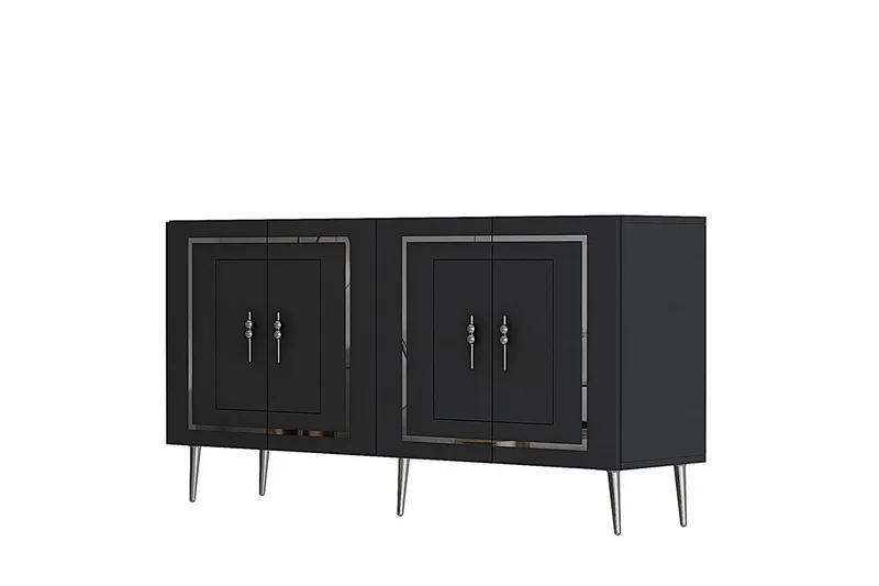 Talon Konsollbord 150 cm - Antrasitt/Sølv - Møbler - Bord - Avlastningsbord - Gangbord