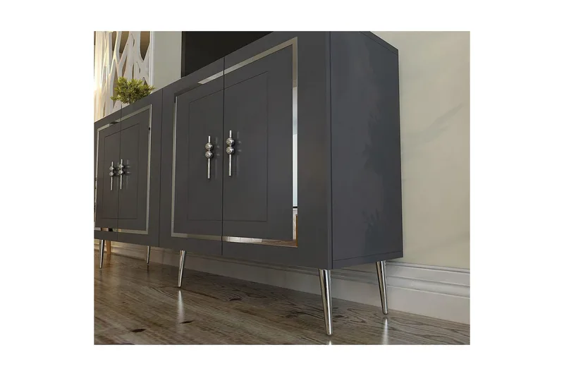 Talon Konsollbord 150 cm - Antrasitt/Sølv - Møbler - Bord - Avlastningsbord - Gangbord