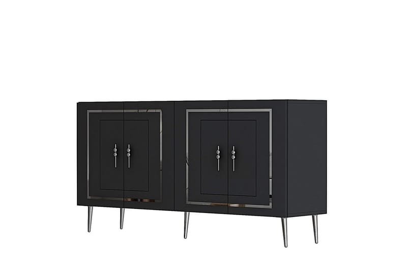 Talon Konsollbord 150 cm, Antrasitt/Sølv