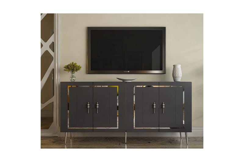 Talon Konsollbord 150 cm - Antrasitt/Sølv - Møbler - Bord - Avlastningsbord - Gangbord