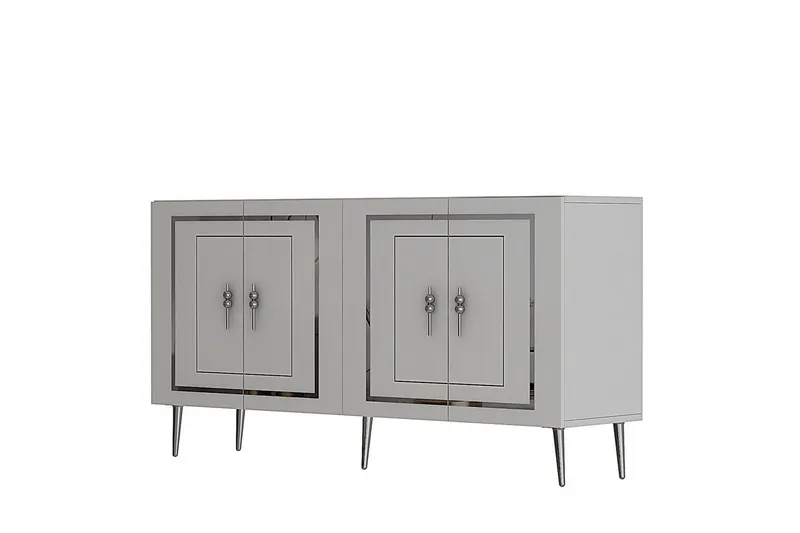 Talon Konsollbord 150 cm - Hvit/Sølv - Møbler - Bord - Avlastningsbord - Gangbord