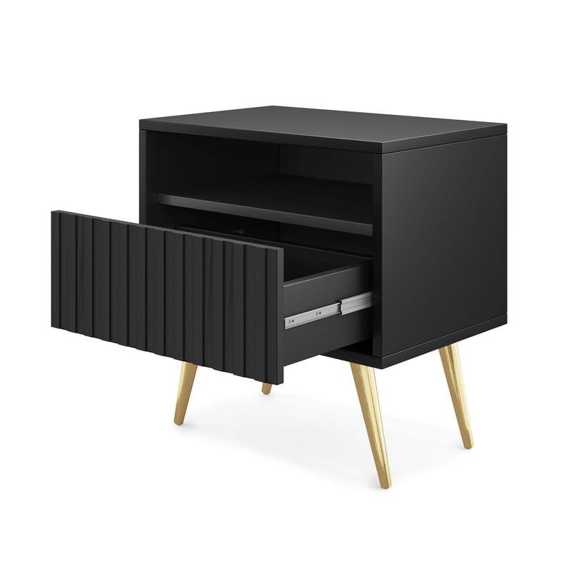 Tapas Nattbord 48 cm - Svart - Møbler - Bord - Avlastningsbord - Sengebord & nattbord