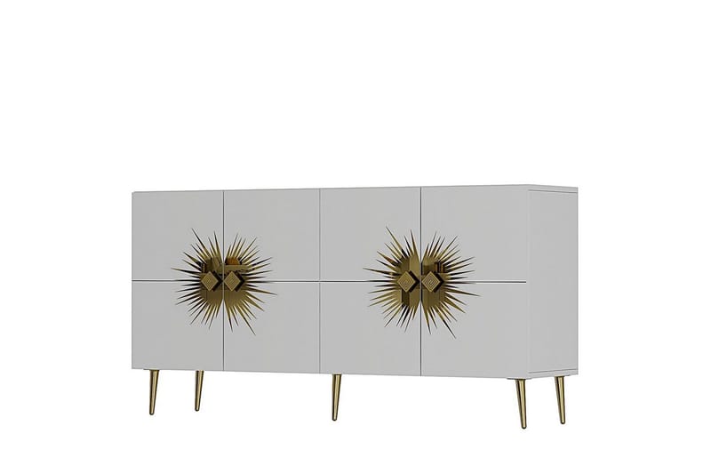 Tari Konsollbord 150 cm - Bronse/Hvit - Møbler - Bord - Avlastningsbord - Gangbord