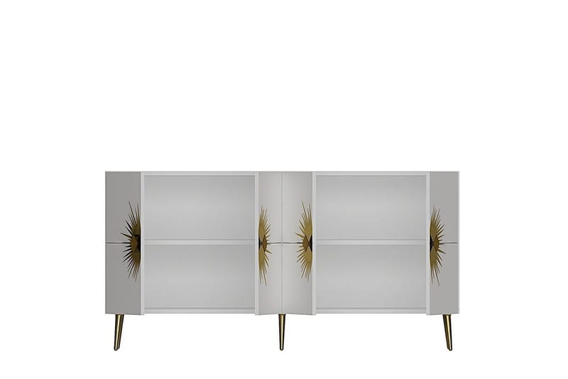 Tari Konsollbord 150 cm - Bronse/Hvit - Møbler - Bord - Avlastningsbord - Gangbord
