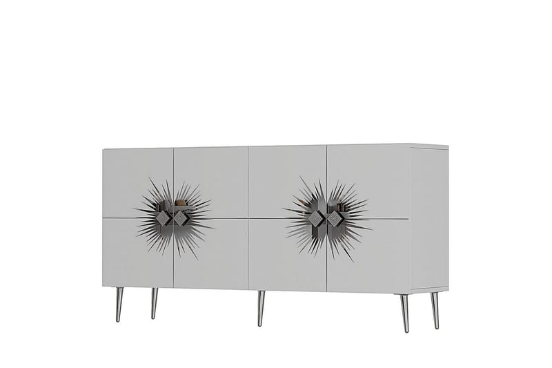 Tari Konsollbord 150 cm - Hvit/Sølv - Møbler - Bord - Avlastningsbord - Gangbord