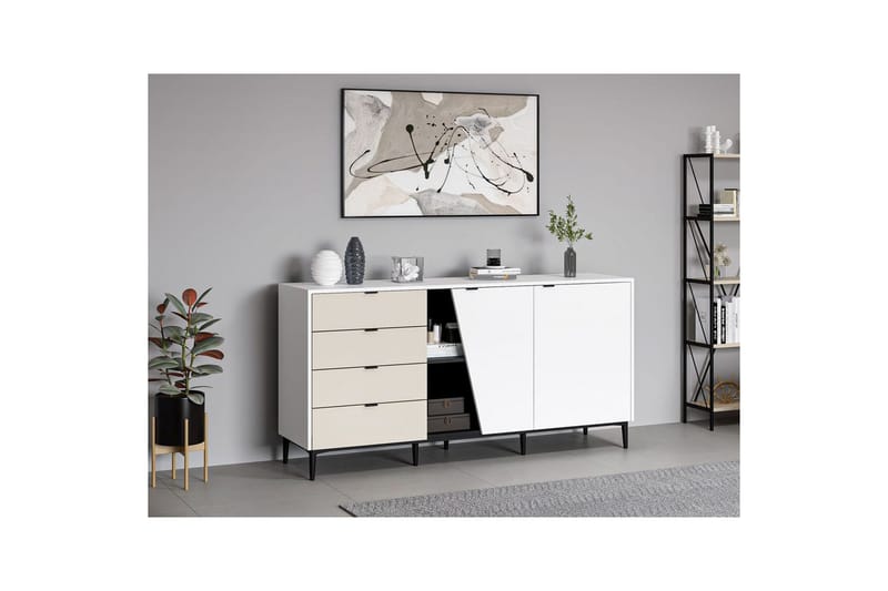 Tarnen Konsollbord 180 cm - Svart/Sand/Hvit - Møbler - Bord - Avlastningsbord - Gangbord