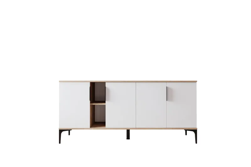 Tarz Konsollbord 180 cm, Eik/Hvit