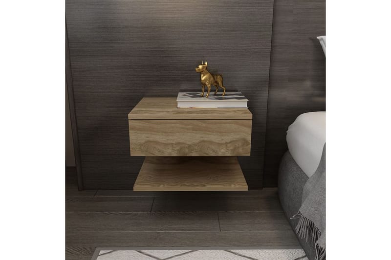 Telo Nattbord 45 cm - Eik - Møbler - Bord - Avlastningsbord - Sengebord & nattbord