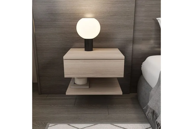 Telo Nattbord 45 cm - Rød - Møbler - Bord - Avlastningsbord - Sengebord & nattbord