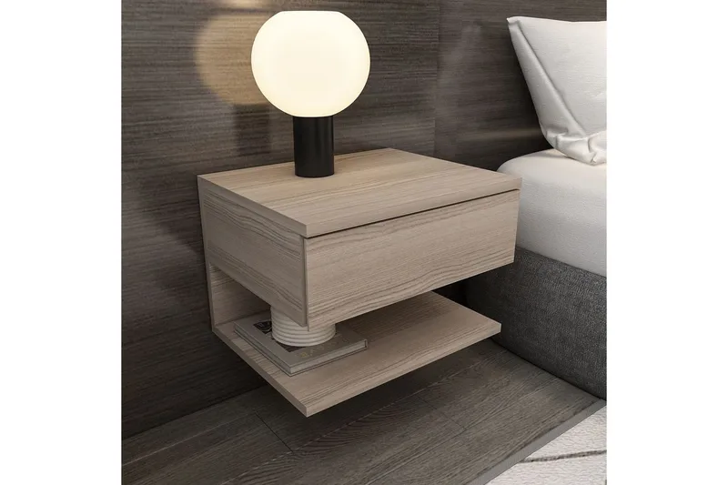 Telo Nattbord 45 cm - Rød - Møbler - Bord - Avlastningsbord - Sengebord & nattbord