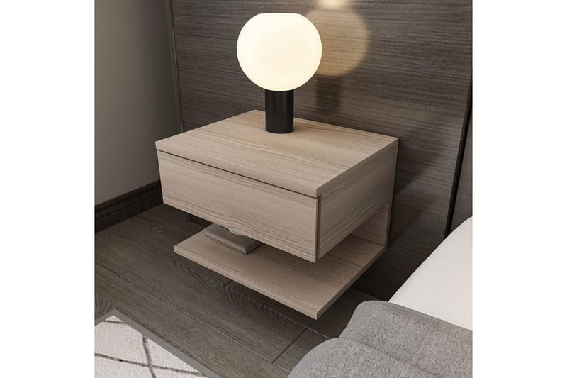 Telo Nattbord 45 cm - Rød - Møbler - Bord - Avlastningsbord - Sengebord & nattbord